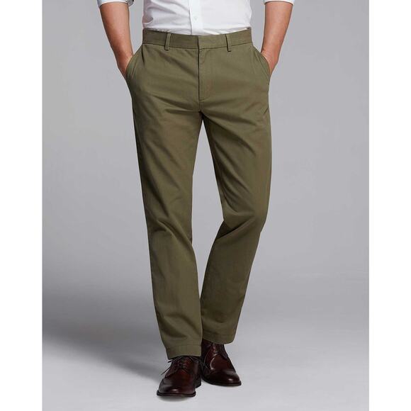Banana Republic Men's Aiden Slim Fit Pant Olive Green Size 40x32 NWT - Picture 1 of 12